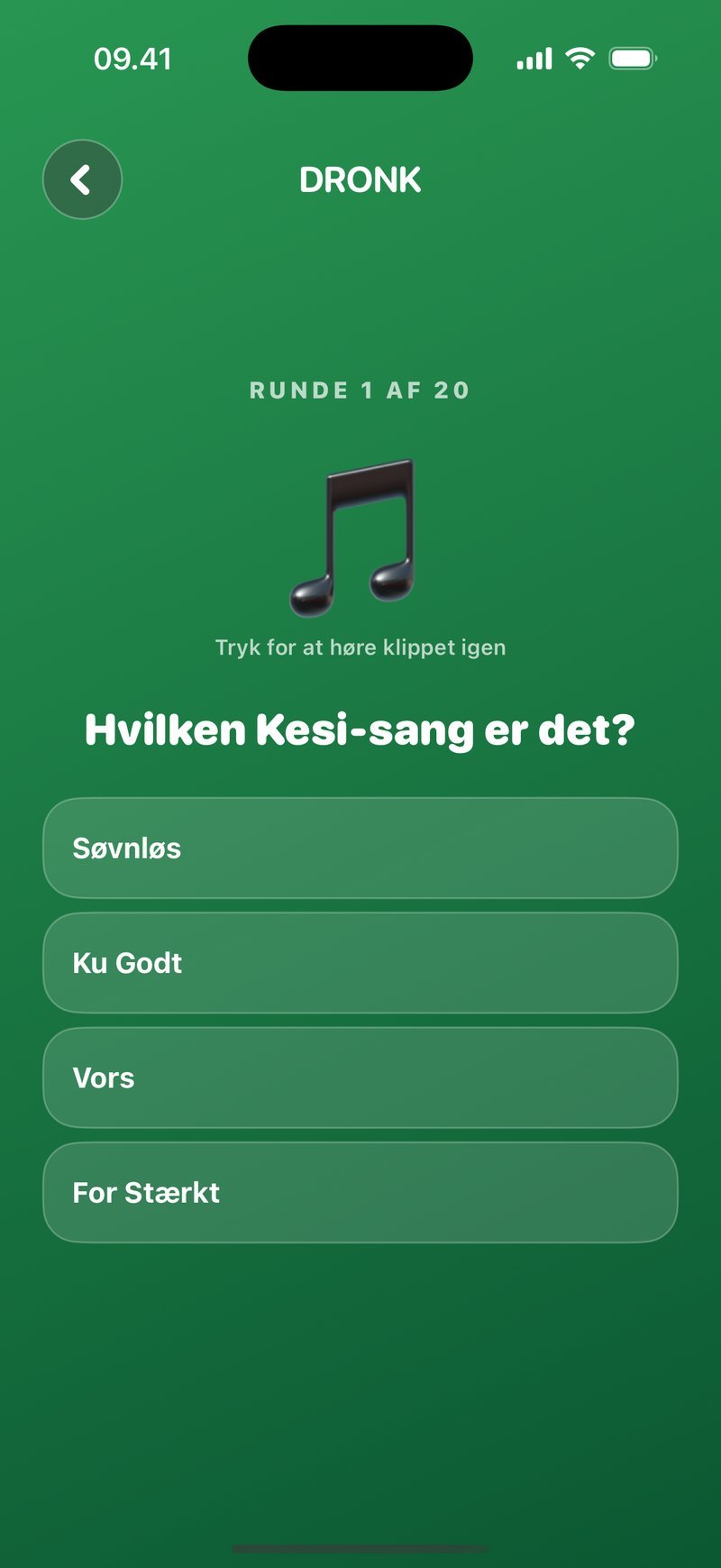 Gæt Sangen i Dronk: musikquiz med rigtige klip