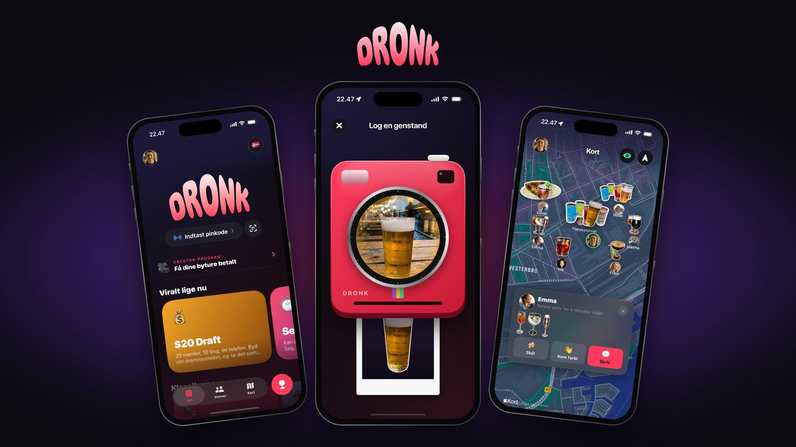 Spil, snap og kortet