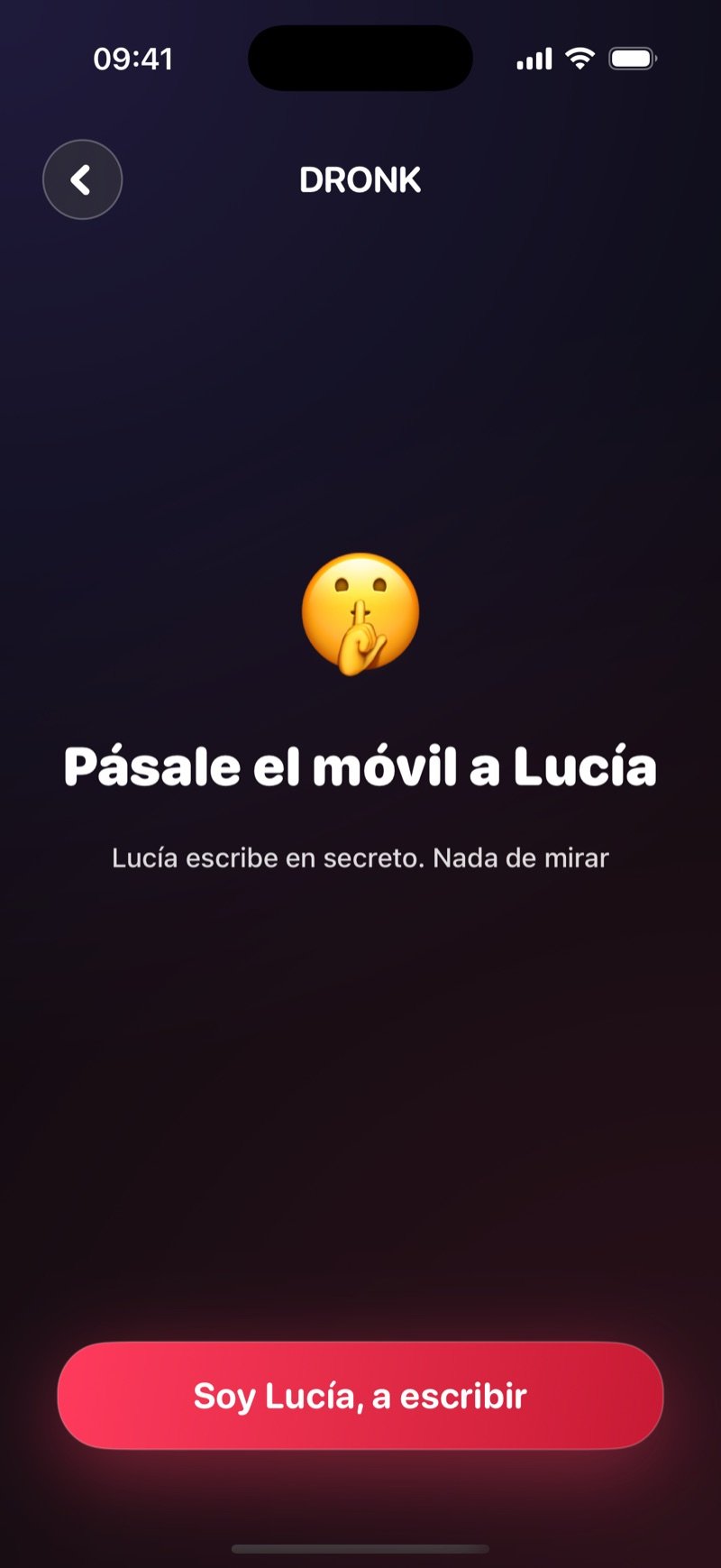 La Caja de Pandora en la app Dronk: escribir una respuesta anónima